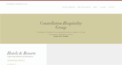 Desktop Screenshot of constellationhospitality.com
